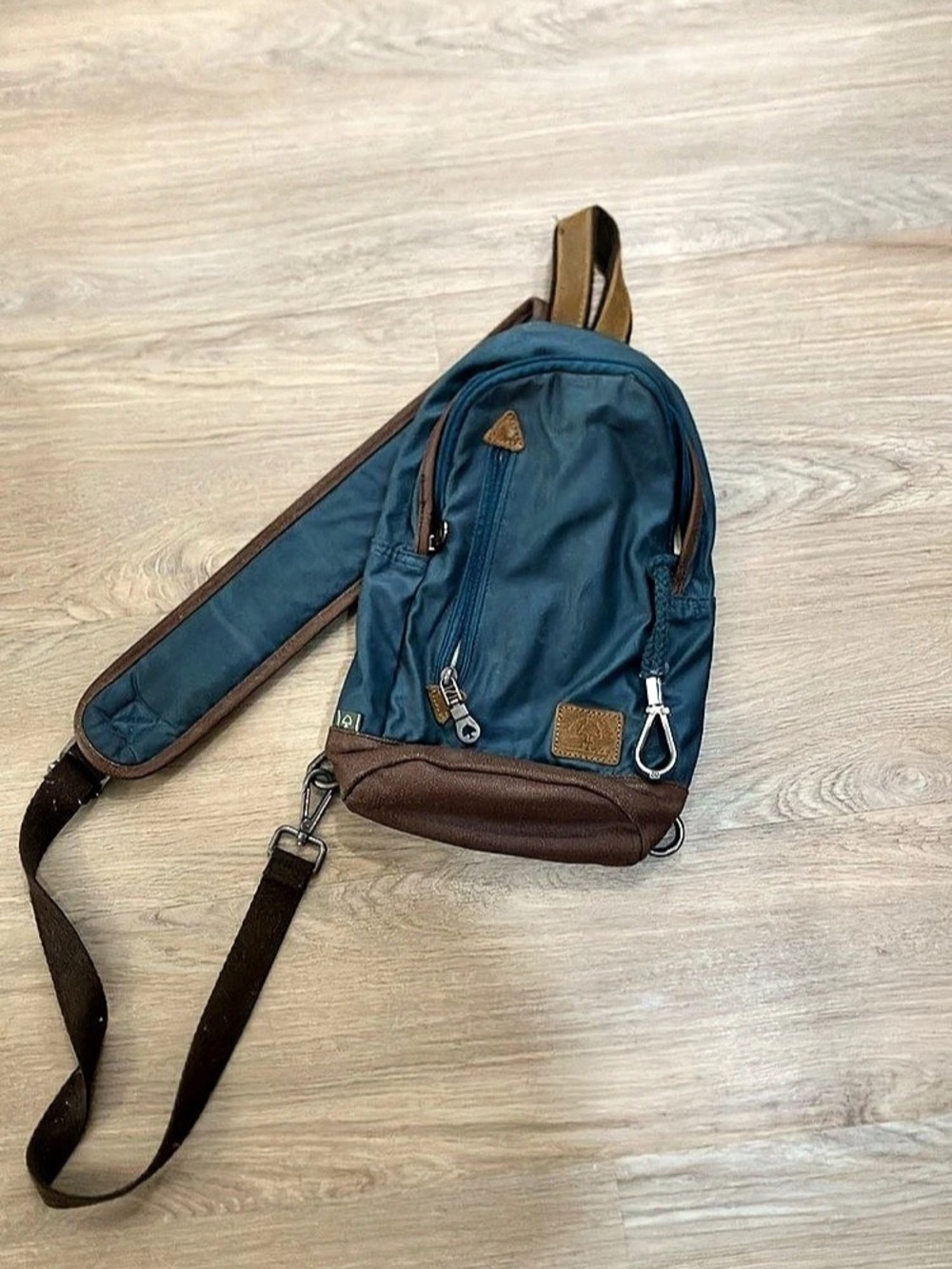 Toby brand Blue & Brown Backpack